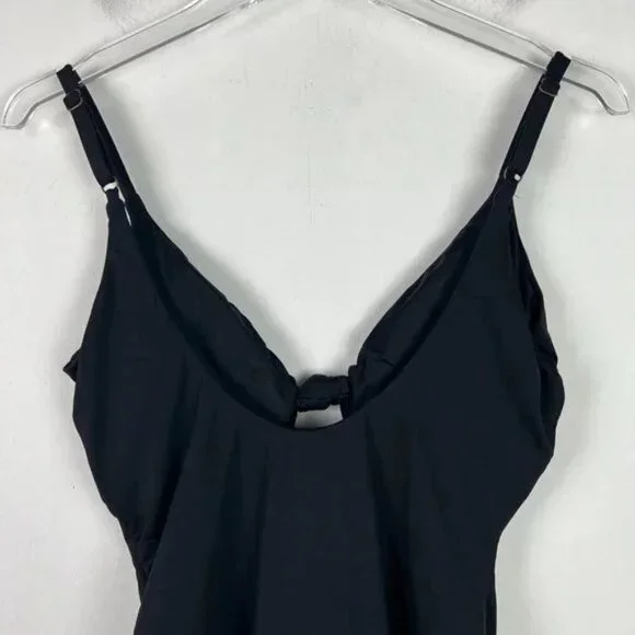 NWT Andie Swim The Santorini One Piece Swimsuit Flat Black Size Large L NEW - Picture 6 of 11